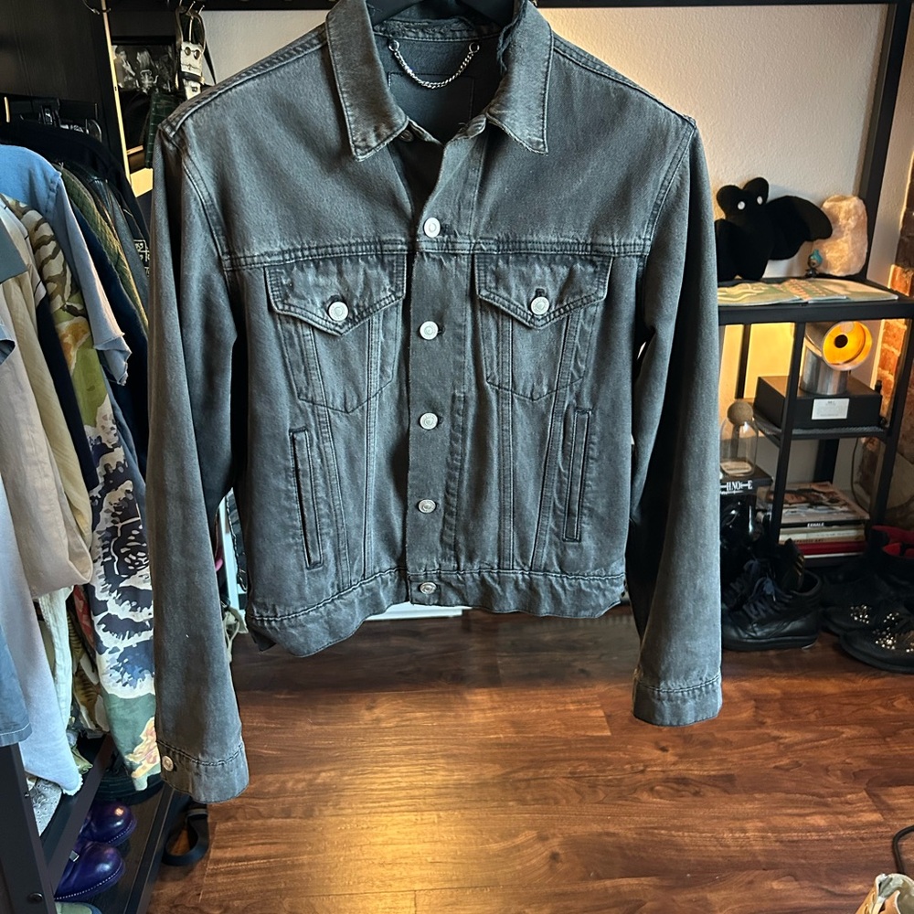 Balenciaga Charcoal Denim Jacket